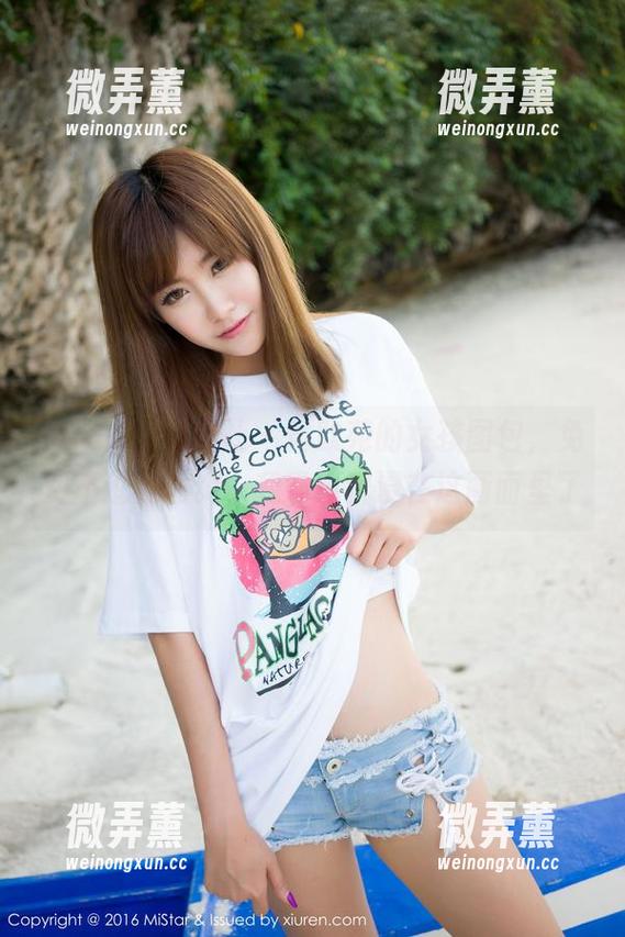 MiStar魅妍社 - 黄歆苑的女孩图包，免费不过是诱饵，我已经沉浸在这画面里了
