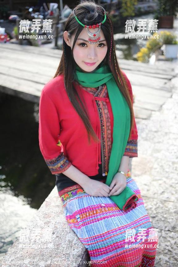 MyGirl美媛馆 - 鱼子酱Fish的棉袜写真，最新潮流不问世事