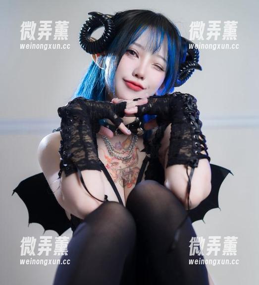 深蓝魅魔私房图集，一不小心就被狐洛洛子迷得神魂颠倒