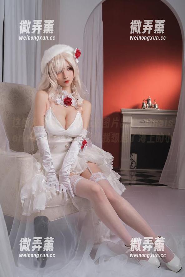 这组肉扣热热子的私拍图片出炉，Gneisenau(AzurLane)让我想起了海上的小浪漫